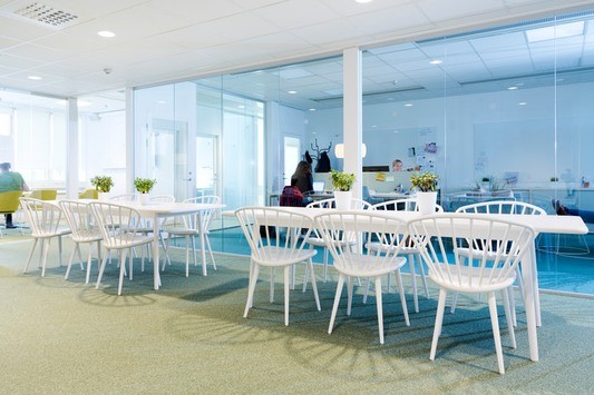 MHC Workspace är inrett i modern skandinavisk stil